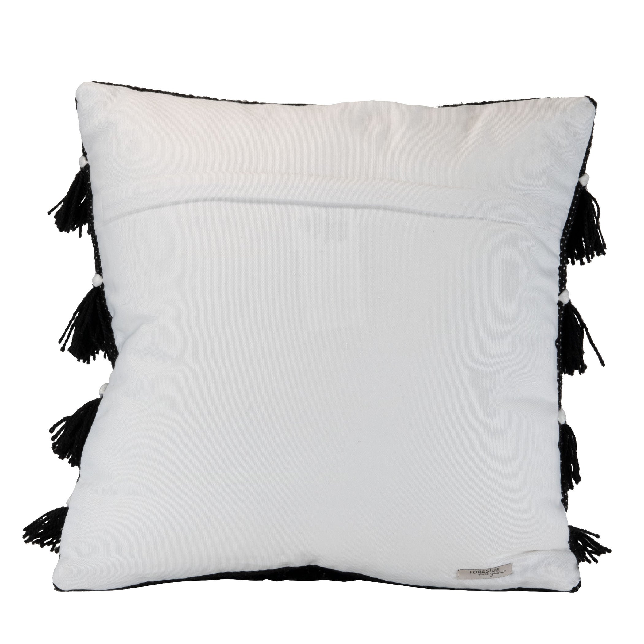 Faithe Handwoven Pillow - B&W - Image 2