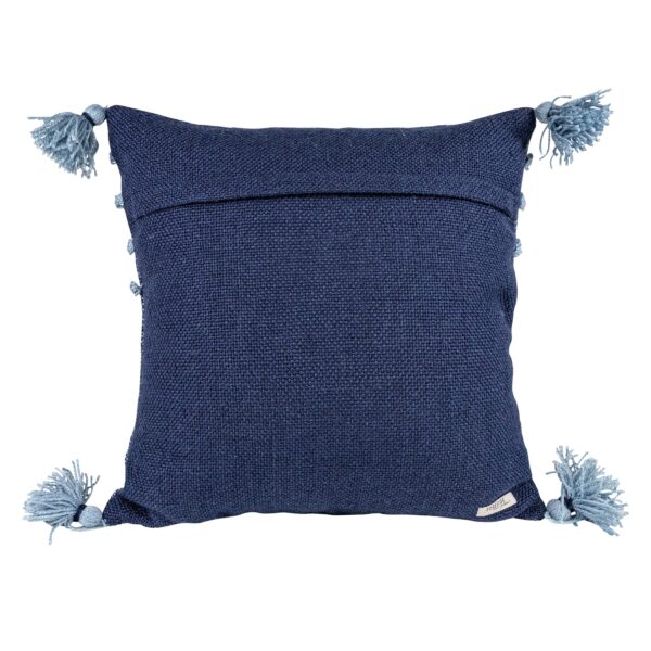 Kelly Handwoven Throw Pillow - Blue - Image 4