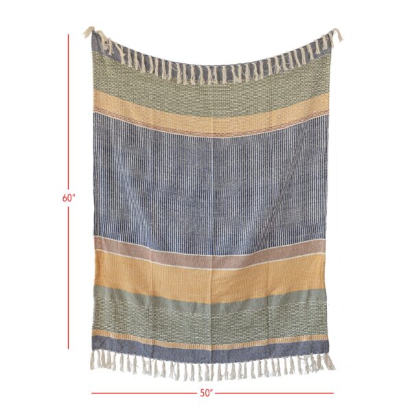 Handwoven Gloria Throw Blanket - Image 3