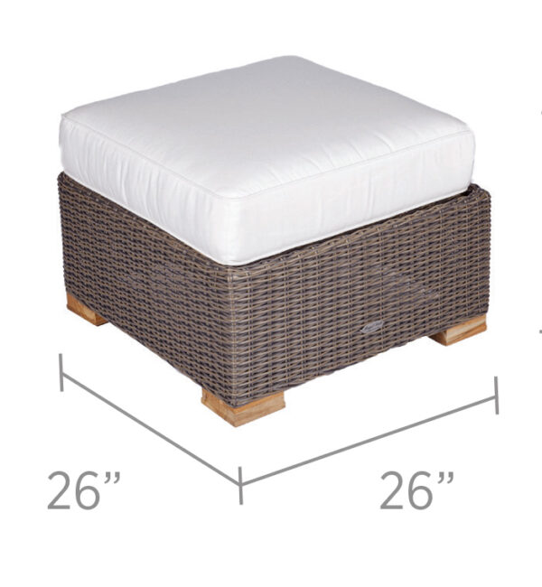 Sanibel Ottoman - Image 2