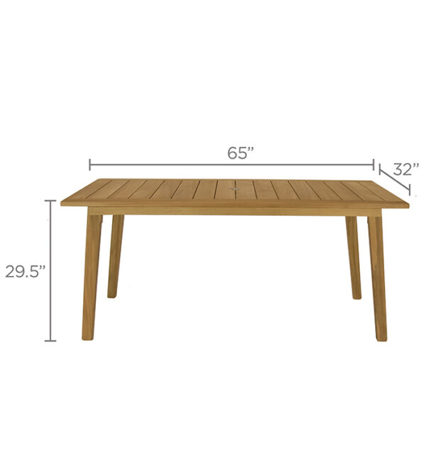 San Lucas Dining Table 32x65 - Image 3