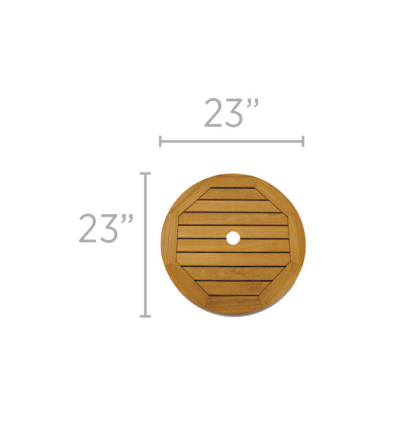 Teak Lazy Susan - Image 3