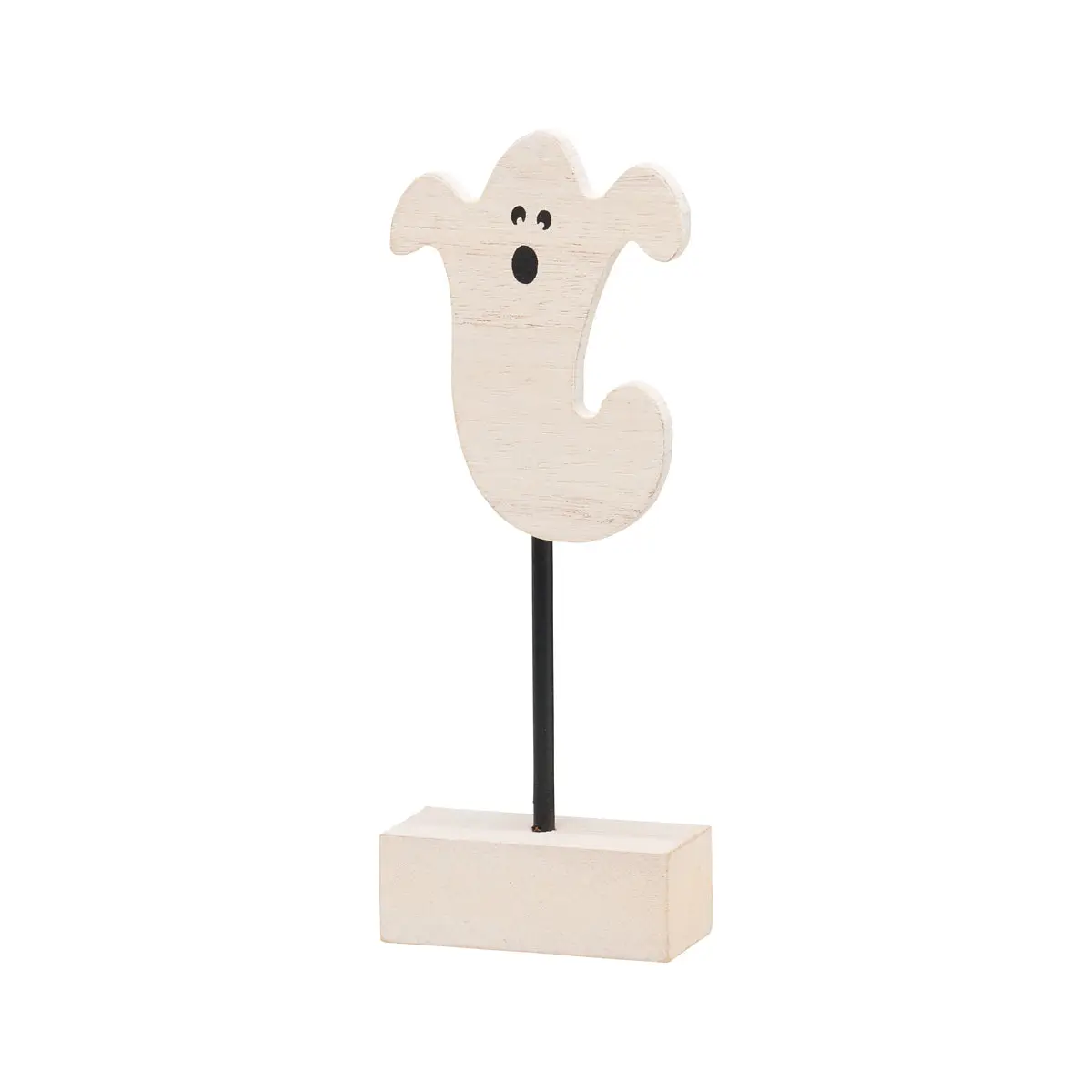 White Washed Halloween Ghost On Base