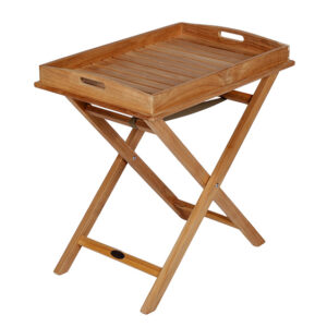 Teak Tray Stand