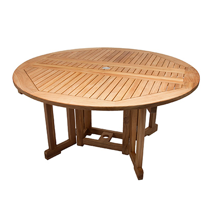 5' Drop Leaf Table - Round