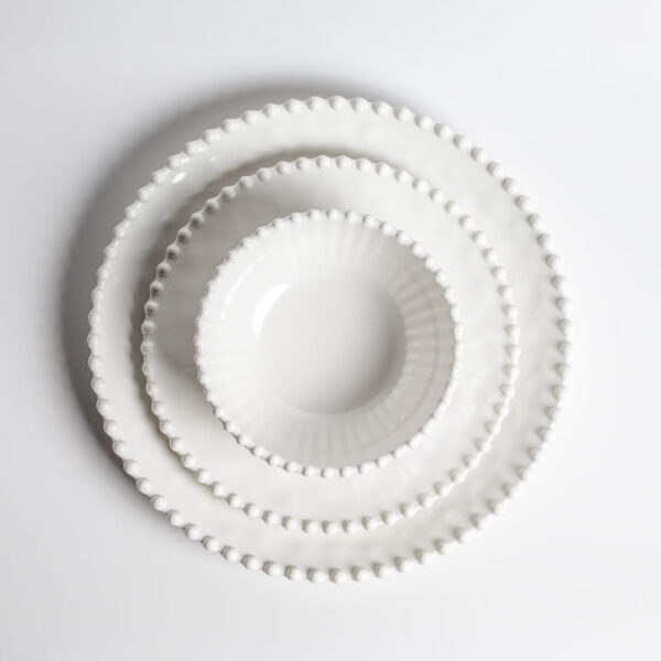 Beaded Pearl 6" Round Salad Bowl - Image 7
