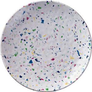 Rainbow Terrazzo Dinner Plate